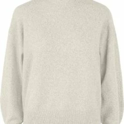 PIECES PCCAVA LS HIGH NECK KNIT NOOS BC Dames Trui - Maat XS