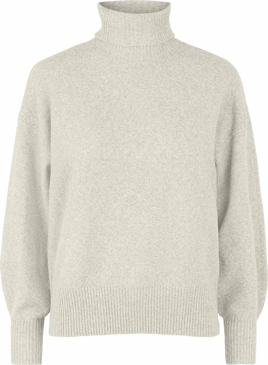 PIECES PCCAVA LS HIGH NECK KNIT NOOS BC Dames Trui - Maat XS 1 PIECES PCCAVA LS HIGH NECK KNIT NOOS BC Dames Trui - Maat XS