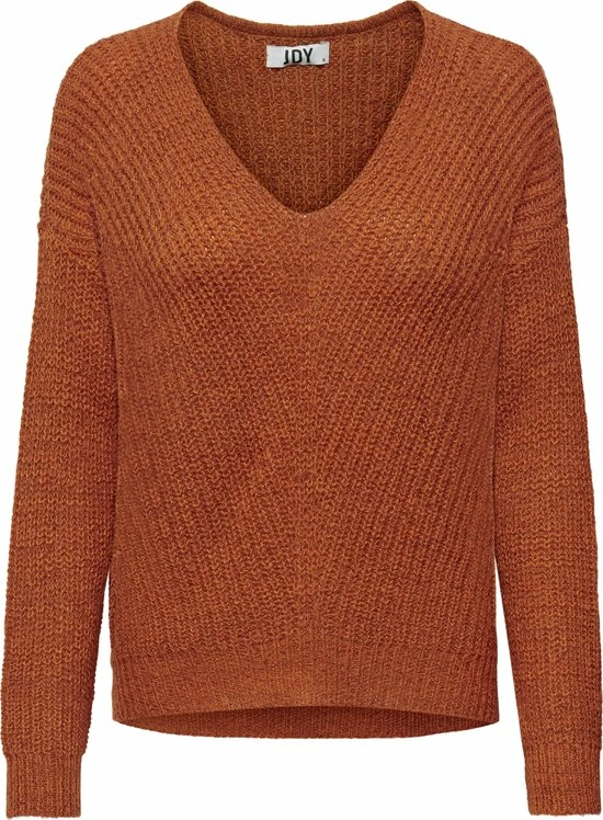 Jacqueline De Yong Trui Jdynew Megan L/s Pullover Knt Noos 15208245 Burnt Orange Dames Maat - XL 1 Jacqueline De Yong Trui Jdynew Megan L/s Pullover Knt Noos 15208245 Burnt Orange Dames Maat - XL