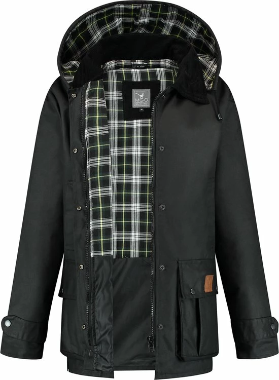 MGO Leisure Wear MGO Waxjas Leeds Dames - 100% Gewaxt Katoen - Winddicht En Waterdicht - Zwart - Maat XL 7 MGO Leisure Wear MGO Waxjas Leeds Dames - 100% Gewaxt Katoen - Winddicht En Waterdicht - Zwart - Maat XL - Afbeelding 7