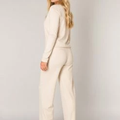 BASE LEVEL Yarah Broek - Light Beige - Maat 46 -Dameskleding Verkoop 550x753 11