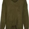 NOISY MAY NMSON L/S V-NECK TUNIC KNIT NOOS Dames Trui - Maat M