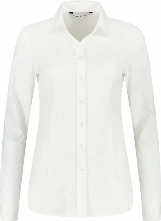 Lemon & Soda Blouse Poplin Mix Stretch For Her 1 Lemon & Soda Blouse Poplin Mix Stretch For Her
