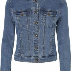 Vero Moda VMHOT SOYA LS DENIM JACKET MIX GA NOOS Dames Jas - Maat M