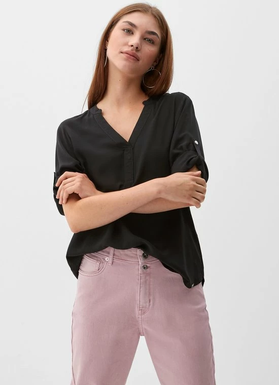 Q/S Designed By Dames Blouse 3/4 Mouw - REGULAR FIT - Maat L (40) 2 Q/S Designed By Dames Blouse 3/4 Mouw - REGULAR FIT - Maat L (40) - Afbeelding 2