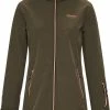 Nordberg Irene Softshell Jas Dames - Kleur Legergroen- Maat M