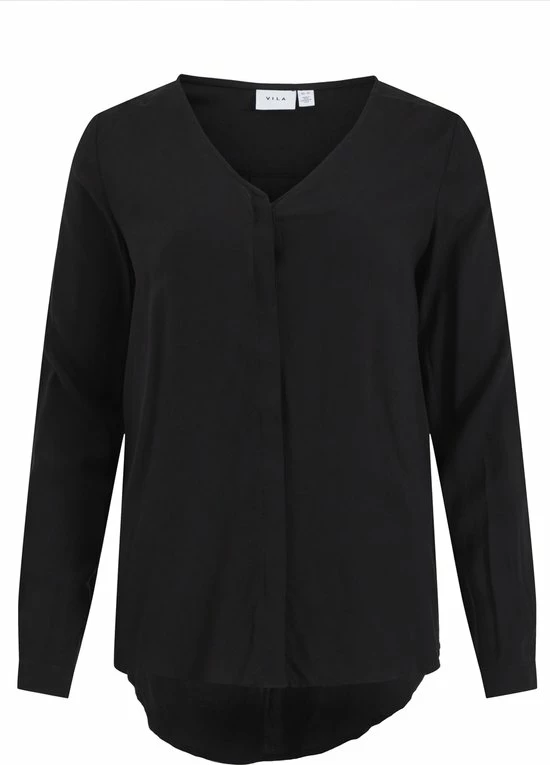 VILA VIPAYA V-NECK L/S SHIRT/SU - NOOS Dames Blouse - Maat 34 1 VILA VIPAYA V-NECK L/S SHIRT/SU - NOOS Dames Blouse - Maat 34