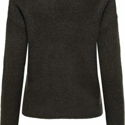 Only Trui Onlcamilla V-neck L/s Pullover Knt 15204588 Mulch Dames Maat - M -Dameskleding Verkoop 550x767 1