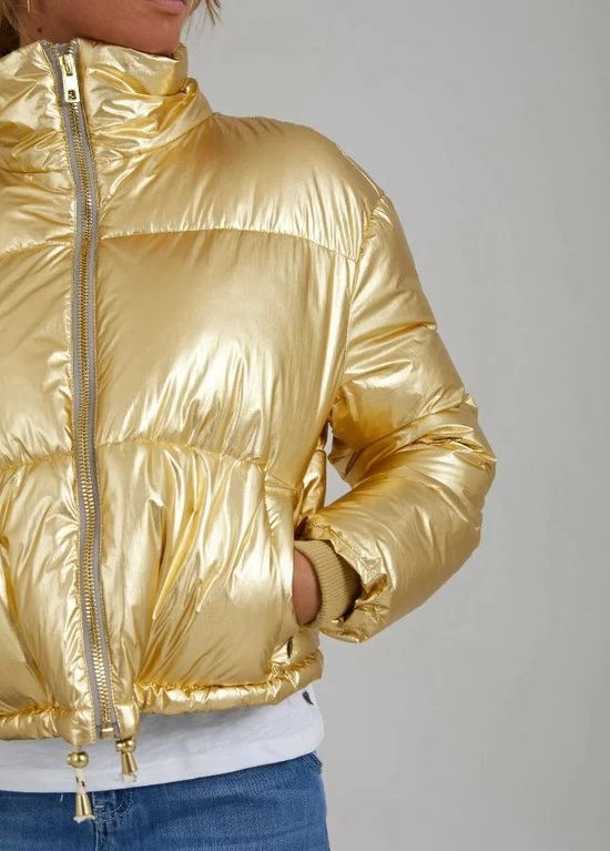 CC Heart Goude Korte Puffer Jas - Coster Copenhagen 3 CC Heart Goude Korte Puffer Jas - Coster Copenhagen - Afbeelding 3