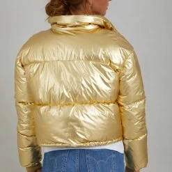 CC Heart Goude Korte Puffer Jas - Coster Copenhagen 12 CC Heart Goude Korte Puffer Jas - Coster Copenhagen -Dameskleding Verkoop 550x767 4