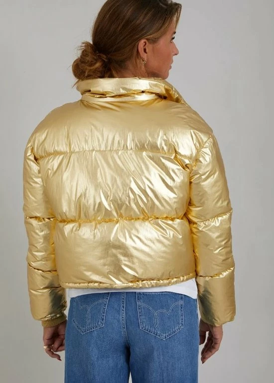 CC Heart Goude Korte Puffer Jas - Coster Copenhagen 4 CC Heart Goude Korte Puffer Jas - Coster Copenhagen - Afbeelding 4