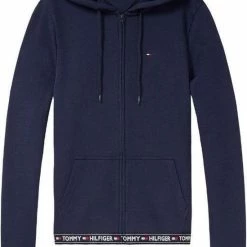 Tommy Hilfiger Dames Authentic Hoodie - Sweatvest Met Capuchon - Middeldik - Donkerblauw - Maat: M -Dameskleding Verkoop 550x770 1