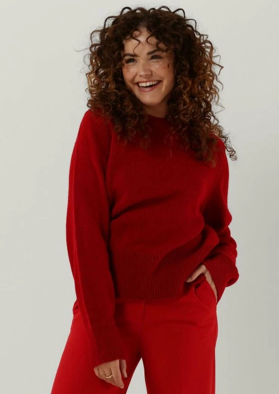 Another Label Dee Knitted Pull L/s Truien & Vesten - Rood 4 Another Label Dee Knitted Pull L/s Truien & Vesten - Rood - Afbeelding 4
