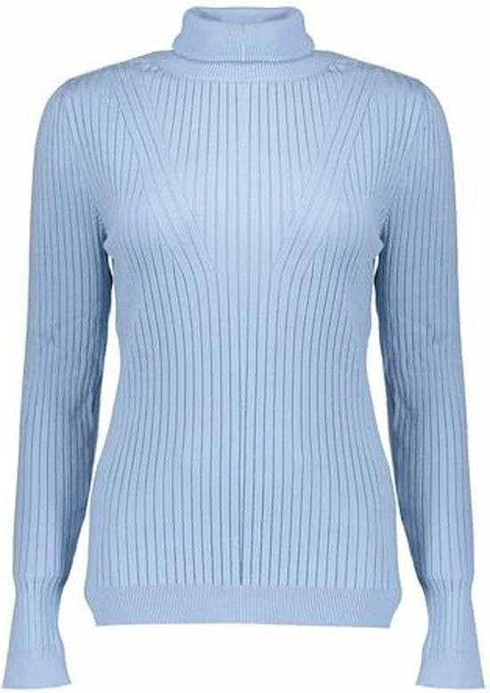Geisha Trui Coltrui Brei 24854 23 Light Blue Dames Maat - M 1 Geisha Trui Coltrui Brei 24854 23 Light Blue Dames Maat - M