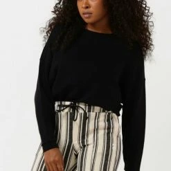 10days Round Neck Sweater Truien & Vesten - Zwart 7 10days Round Neck Sweater Truien & Vesten - Zwart -Dameskleding Verkoop 550x778 6