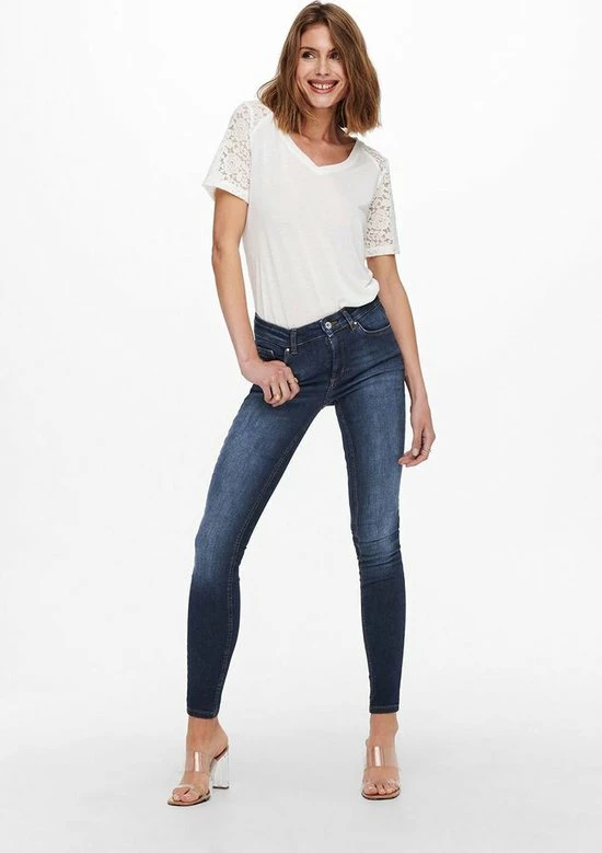 ONLY ONLBLUSH LIFE MID SK DNM REA837 Dames Skinny Jeans - Maat XL X L30 5 ONLY ONLBLUSH LIFE MID SK DNM REA837 Dames Skinny Jeans - Maat XL X L30 - Afbeelding 5