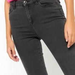 LOLALIZA Slim Fit Jeans - Donker Grijs - Maat 38 -Dameskleding Verkoop 550x780 11