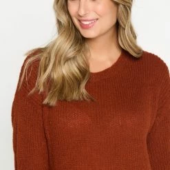 LOLALIZA Trui-jurk - Roest - Maat XL -Dameskleding Verkoop 550x780 20