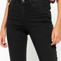 LOLALIZA Slim Fit Jeans - Zwart - Maat 40 -Dameskleding Verkoop 550x780 30