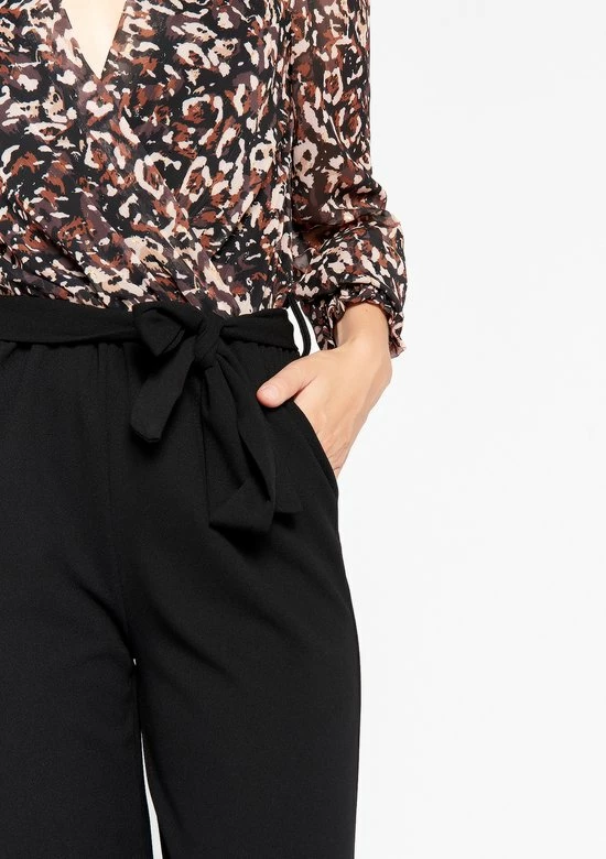 LOLALIZA Jumpsuit Met Luipaardprint - Zwart - Maat 48 4 LOLALIZA Jumpsuit Met Luipaardprint - Zwart - Maat 48 - Afbeelding 4