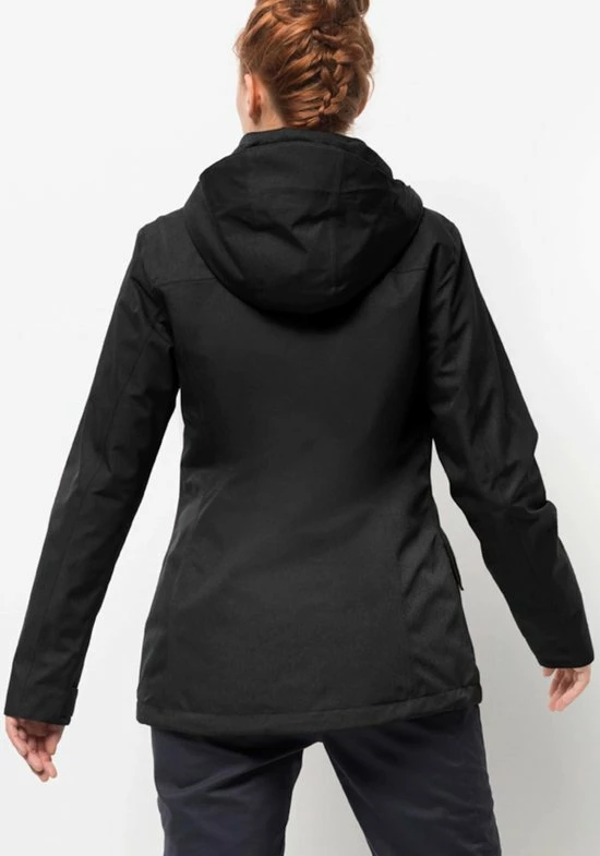 Jack Wolfskin Park Avenue Outdoorjas Dames - Black - Maat M 7 Jack Wolfskin Park Avenue Outdoorjas Dames - Black - Maat M - Afbeelding 7