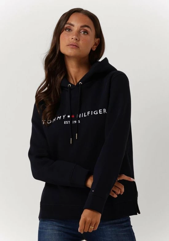 Tommy Hilfiger Heritage Hilfiger Hoodie Ls Truien & Vesten - Donkerblauw 1 Tommy Hilfiger Heritage Hilfiger Hoodie Ls Truien & Vesten - Donkerblauw