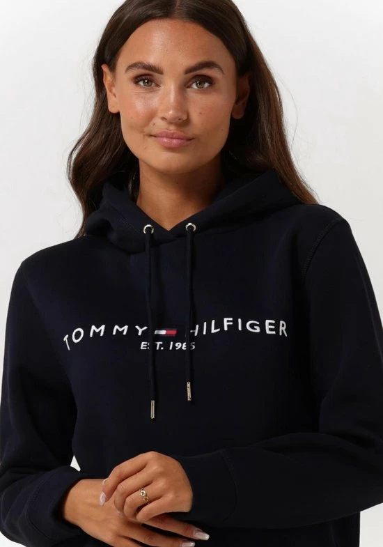Tommy Hilfiger Heritage Hilfiger Hoodie Ls Truien & Vesten - Donkerblauw 8 Tommy Hilfiger Heritage Hilfiger Hoodie Ls Truien & Vesten - Donkerblauw - Afbeelding 8