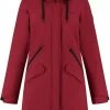 Kjelvik Dames Softshell Parka - Winterparka Softshell - Chanela - Rood - Maat 40