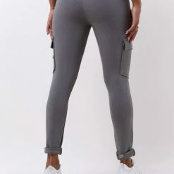 10days Cargo Leggings Broeken & Jumpsuits - Donkergrijs
