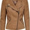 ONLY ONLAVA FAUX LEATHER BIKER OTW NOOS Dames Jas - Maat 44