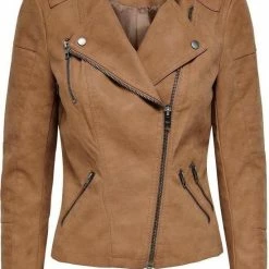 ONLY ONLAVA FAUX LEATHER BIKER OTW NOOS Dames Jas - Maat 44