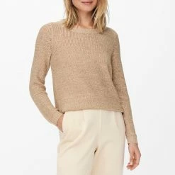 Only Trui Onlgeena Xo L/s Pullover Knt Noos 15113356 Humus Dames Maat - M -Dameskleding Verkoop 550x787 3