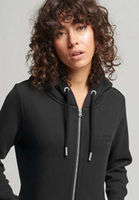 Superdry VINTAGE LOGO EMB ZIPHOOD Dames Trui - Maat 8 1 Superdry VINTAGE LOGO EMB ZIPHOOD Dames Trui - Maat 8