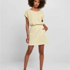 Urban Classics Dames Tshirt -M- Organic Extended Shoulder Geel 7 Urban Classics Dames Tshirt -M- Organic Extended Shoulder Geel -Dameskleding Verkoop 550x792 6