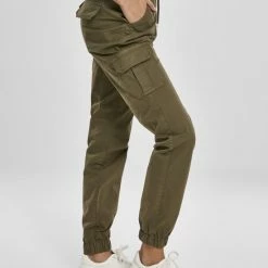 Urban Classics Cargobroek -XL- High Waist Jogging Groen -Dameskleding Verkoop 550x793 5