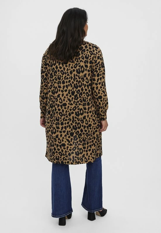 VERO MODA Curve VERO MODA VMOLIVIA LS OPEN LONG CARDIGAN BOO CURVE Dames Vest - Maat 48-50 4 VERO MODA Curve VERO MODA VMOLIVIA LS OPEN LONG CARDIGAN BOO CURVE Dames Vest - Maat 48-50 - Afbeelding 4