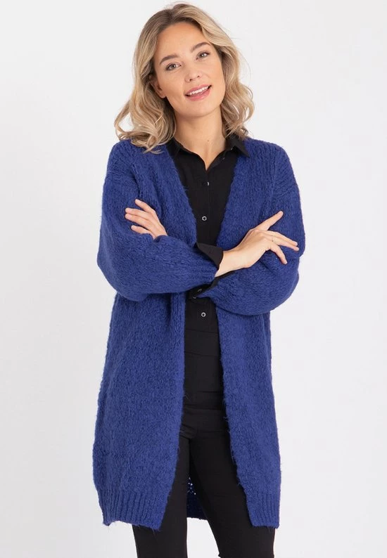 Blauwe Vest Van Je M'appelle - Dames - Maat One Size - 1 Maat Beschikbaar 1 Blauwe Vest Van Je M'appelle - Dames - Maat One Size - 1 Maat Beschikbaar