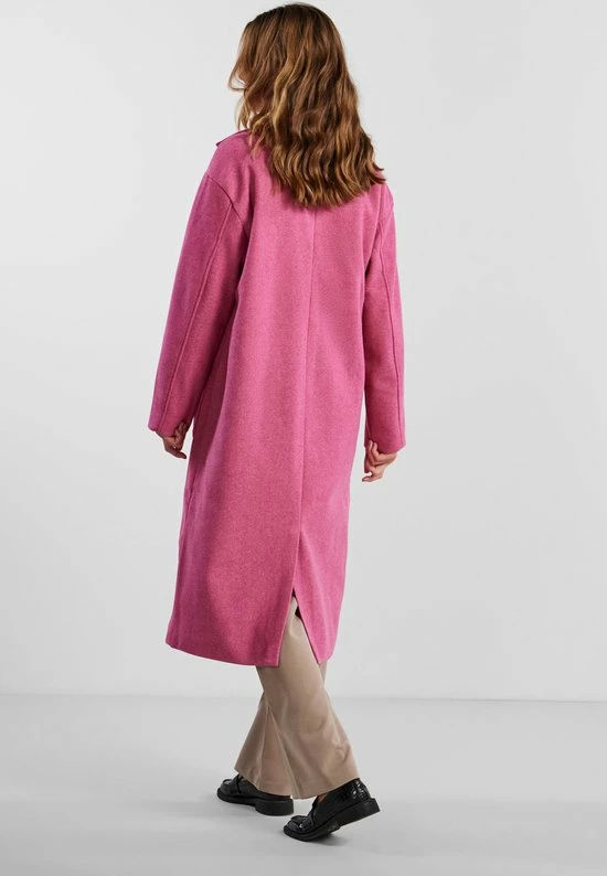 Pieces Jas Pcnili Long Coat 17128918 Rose Violet/melange Dames Maat - L 3 Pieces Jas Pcnili Long Coat 17128918 Rose Violet/melange Dames Maat - L - Afbeelding 3