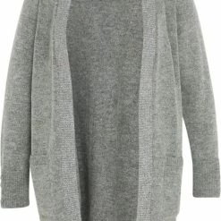 Paprika Lange, Effen Cardigan Met Lurex -Dameskleding Verkoop 550x795 3