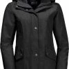 Jack Wolfskin Park Avenue Outdoorjas Dames - Black - Maat M