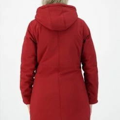 Kjelvik Dames Softshell Parka - Winterparka Softshell - Chanela - Rood - Maat 40 -Dameskleding Verkoop 550x799 2