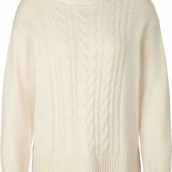 TOM TAILOR Knit Pullover Cable Turtleneck Dames Trui - Maat XL