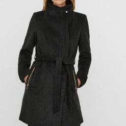 VERO MODA VMTWODOPE BELT 3/4 WOOL JACKET GA NOOS Dames Jas - Maat XS 13 VERO MODA VMTWODOPE BELT 3/4 WOOL JACKET GA NOOS Dames Jas - Maat XS -Dameskleding Verkoop 550x802 11