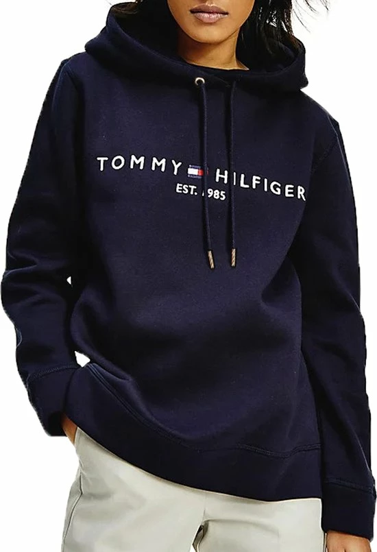 Tommy Hilfiger Heritage Hilfiger Hoodie Ls Truien & Vesten - Donkerblauw 2 Tommy Hilfiger Heritage Hilfiger Hoodie Ls Truien & Vesten - Donkerblauw - Afbeelding 2