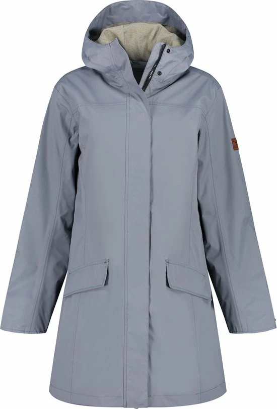 MGO Leisure Wear MGO Fire Jack - Regenjas Dames - Waterdichte Parka - Blauw - Maat S 7 MGO Leisure Wear MGO Fire Jack - Regenjas Dames - Waterdichte Parka - Blauw - Maat S - Afbeelding 7