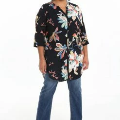 Paprika Lang Hemd 'Doris' Met Libellenmotief Doris -Dameskleding Verkoop 550x811 16