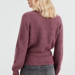 WE Fashion Grofgebreid Overslagvest -Dameskleding Verkoop 550x812 10