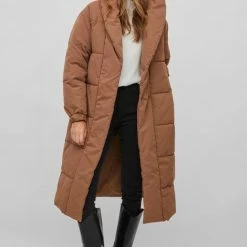 VILA VISULITANA L/S PADDED COAT/SU Dames Jas - Maat 40 -Dameskleding Verkoop 550x814 10