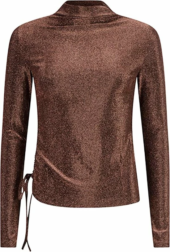 Lofty Manner T-shirt Top Yeva Bronze Dames Maat - XL 2 Lofty Manner T-shirt Top Yeva Bronze Dames Maat - XL - Afbeelding 2