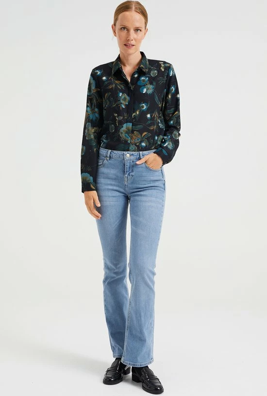 WE Fashion Dames Geweven Blouse 4 WE Fashion Dames Geweven Blouse - Afbeelding 4